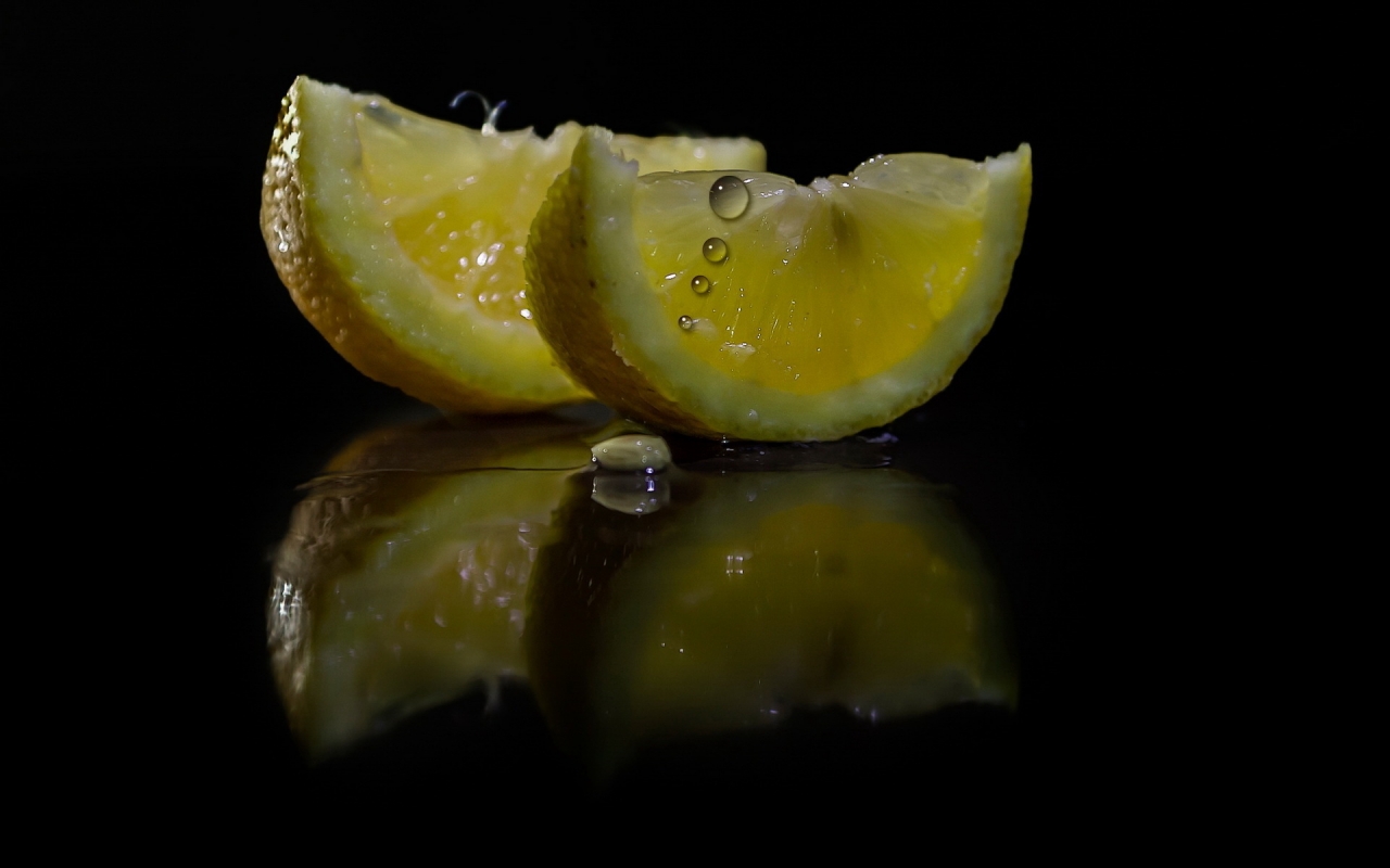 Lemon Slices for 1280 x 800 widescreen resolution