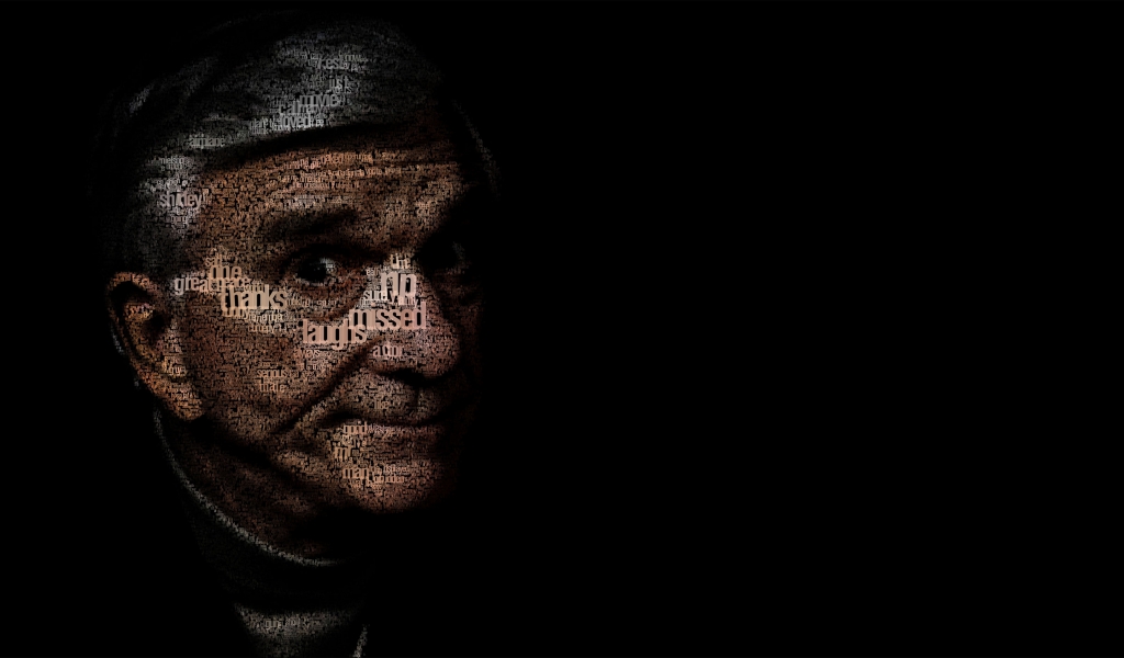 Leslie Nielsen Portrait for 1024 x 600 widescreen resolution