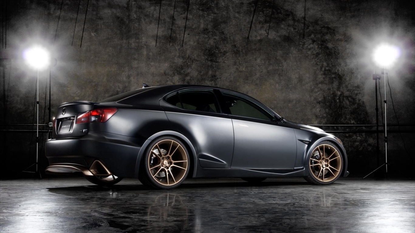 Lexus IS F for 1366 x 768 HDTV resolution
