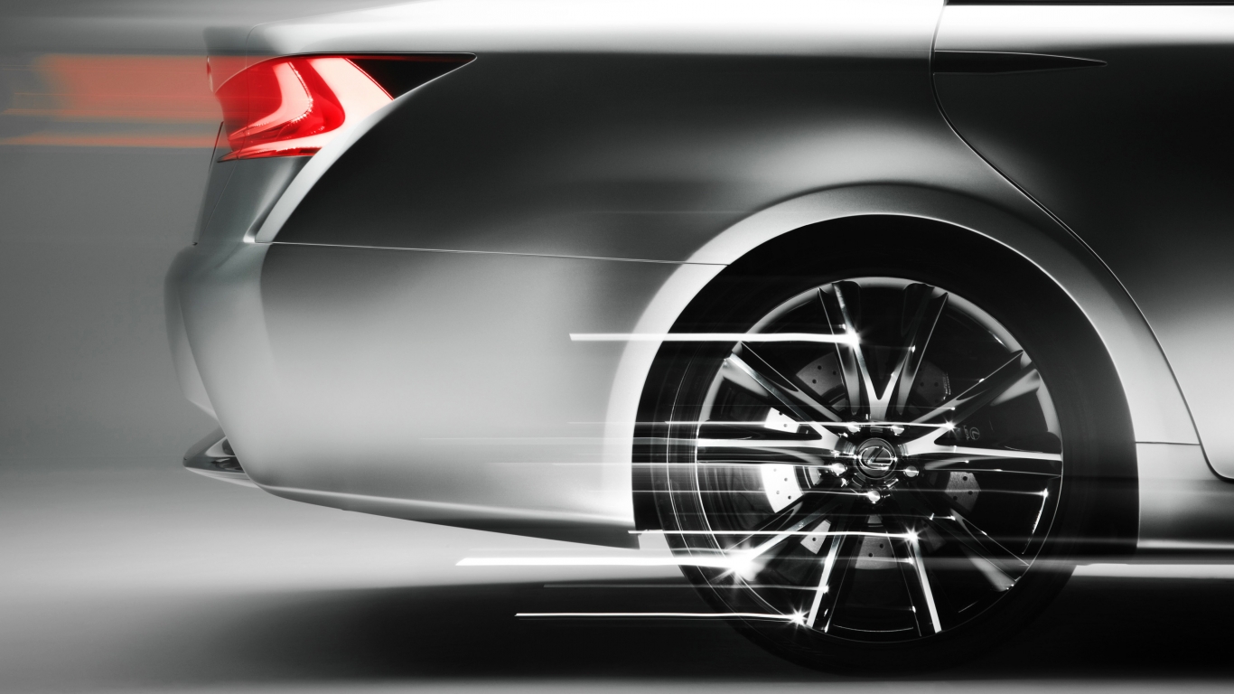 Lexus LF-GH Concept for 1366 x 768 HDTV resolution