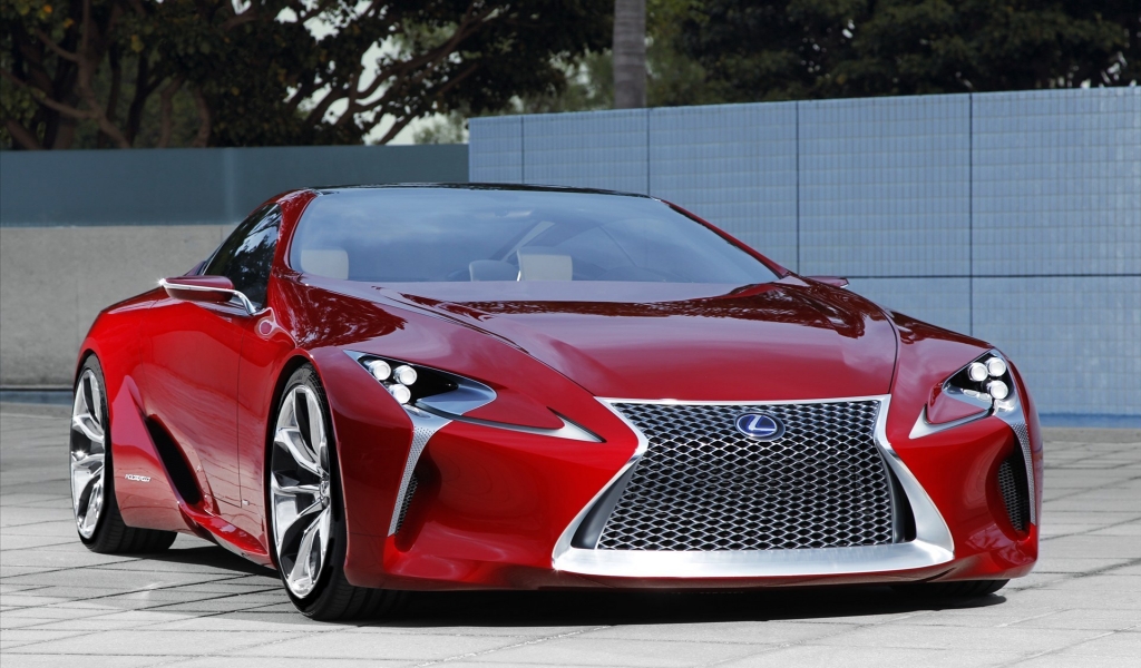 Lexus LF LC Concept for 1024 x 600 widescreen resolution