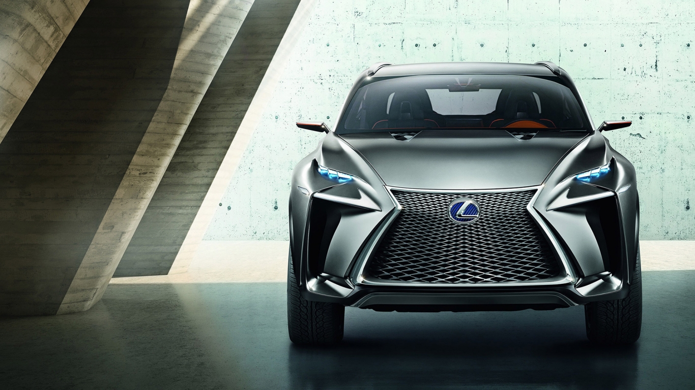 Lexus LF NX Crossover Concept for 1366 x 768 HDTV resolution