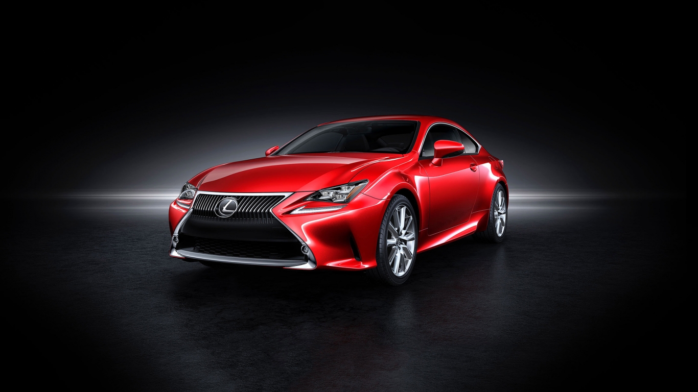 Lexus RC Coupe 2014 for 1366 x 768 HDTV resolution