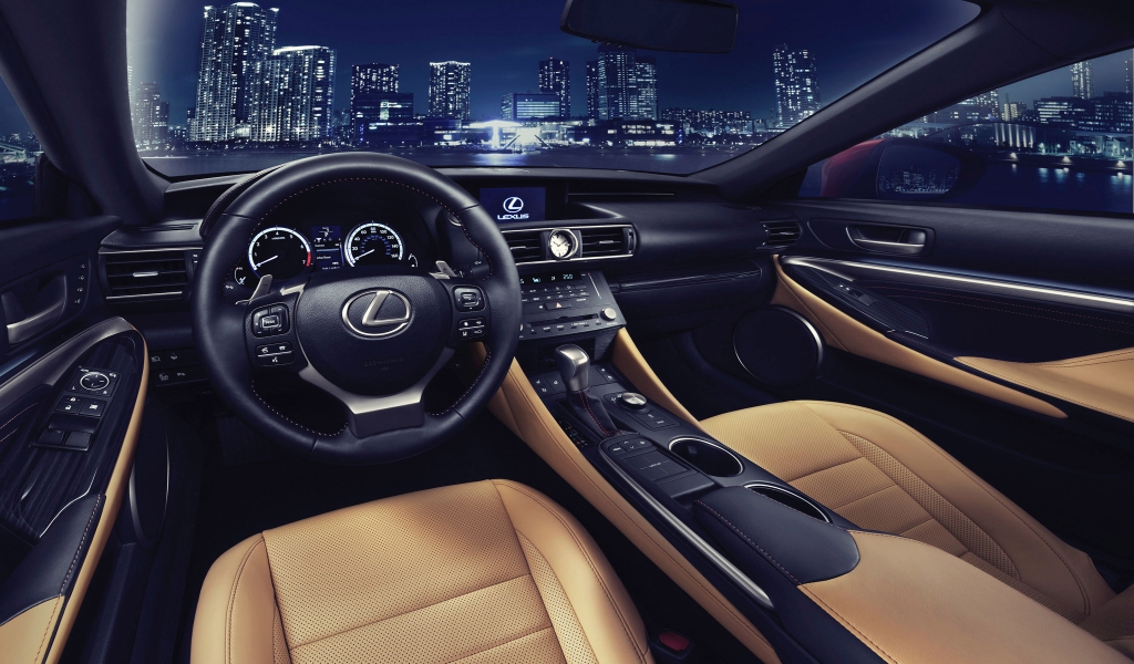Lexus RC Coupe Interior for 1024 x 600 widescreen resolution