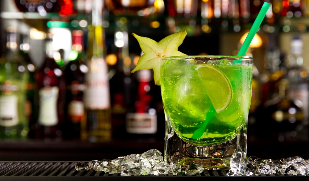 Lime Cocktail for 1024 x 600 widescreen resolution