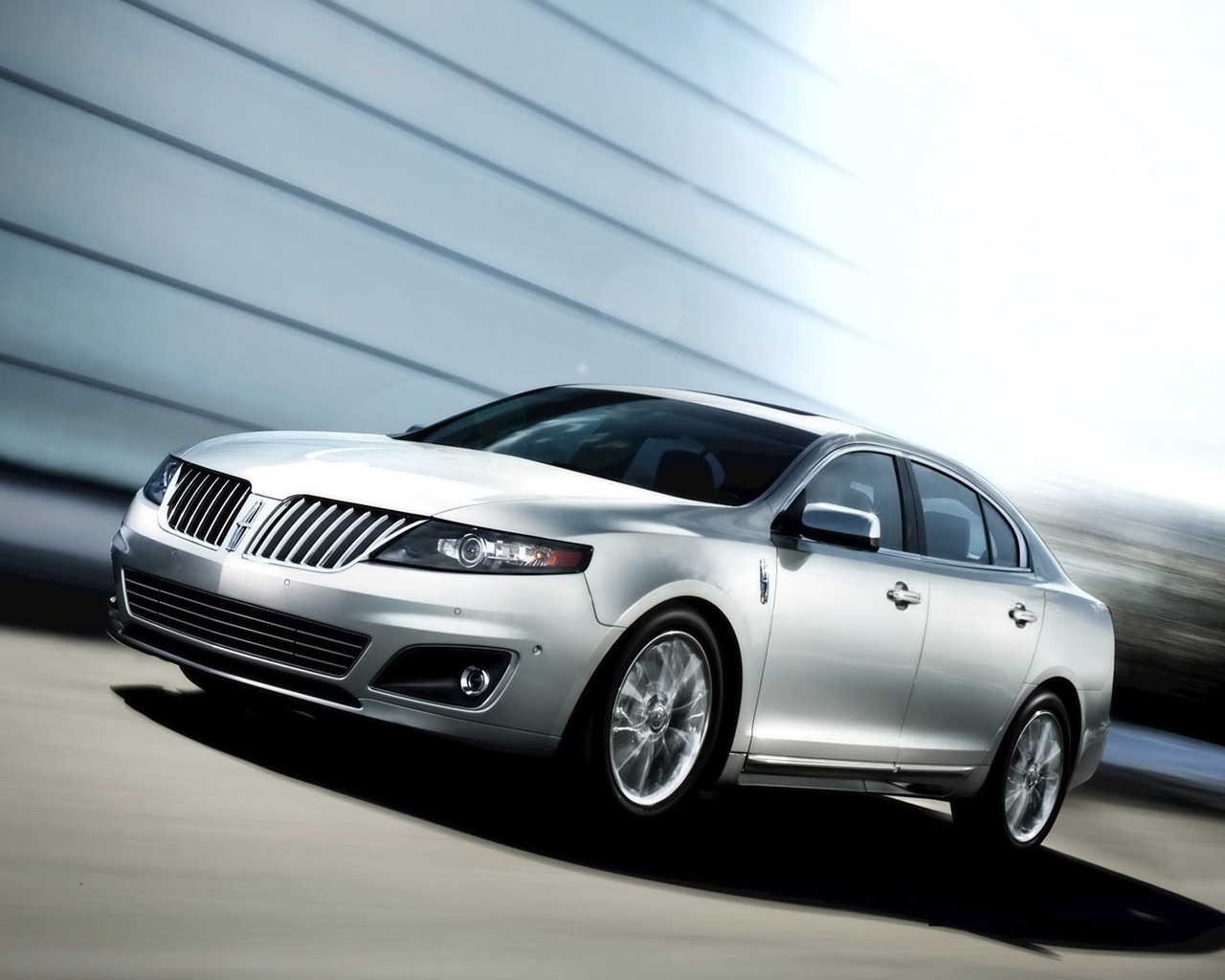 Lincoln MKS 2011 Silver for 1280 x 1024 resolution