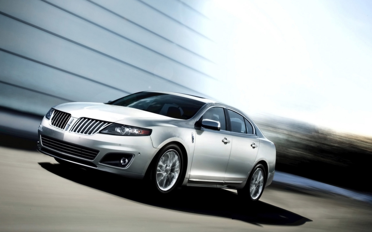 Lincoln MKS 2011 Silver for 1280 x 800 widescreen resolution