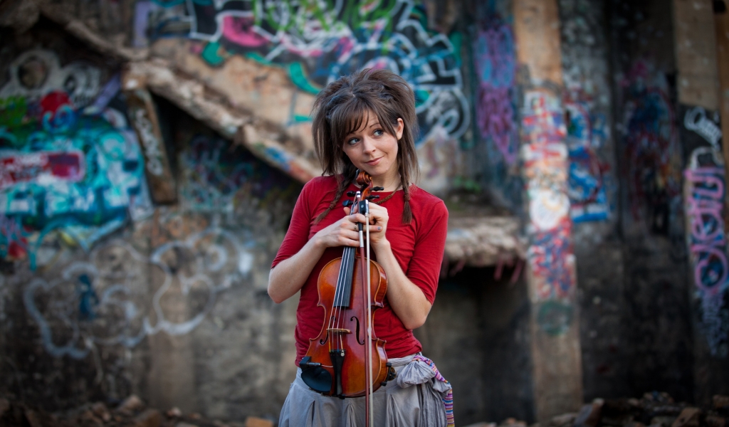 Lindsey Stirling for 1024 x 600 widescreen resolution