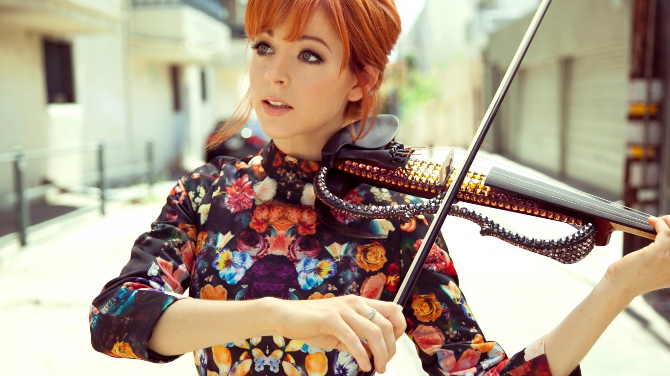 Lindsey Stirling Beautiful for 1366 x 768 HDTV resolution