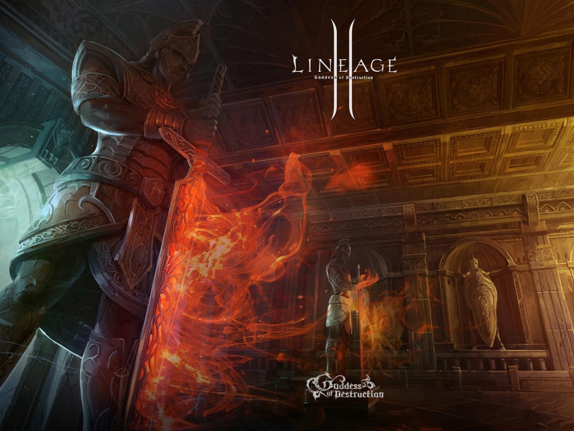 Lineage II Goddess of Destruction for 1152 x 864 resolution