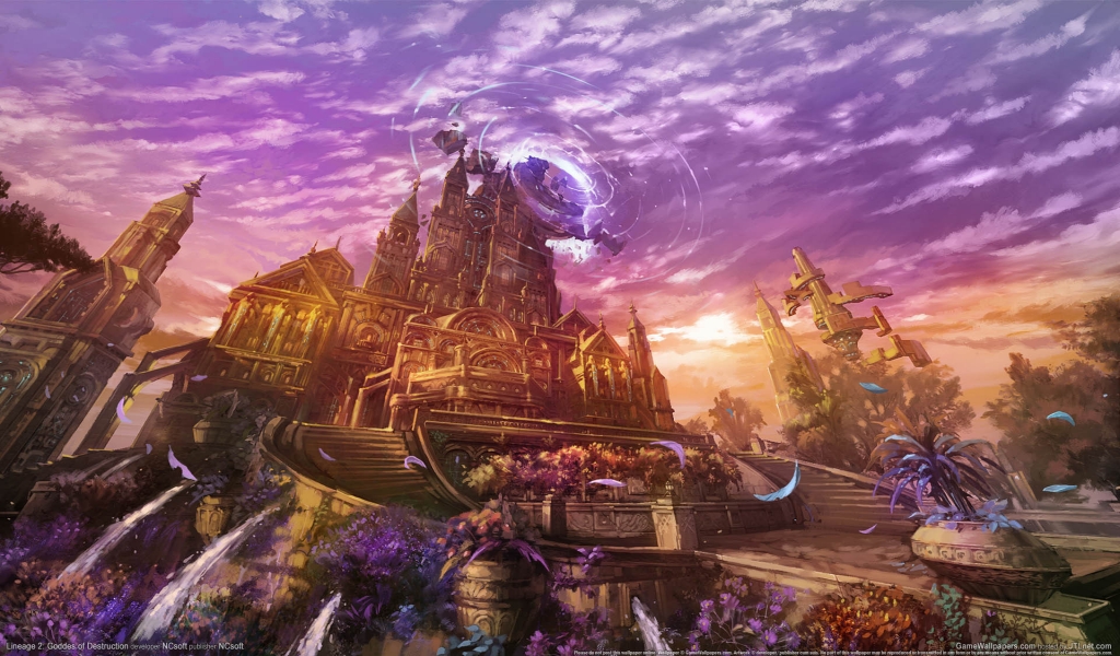 Lineage2 Goddess of Destruction Poster for 1024 x 600 widescreen resolution
