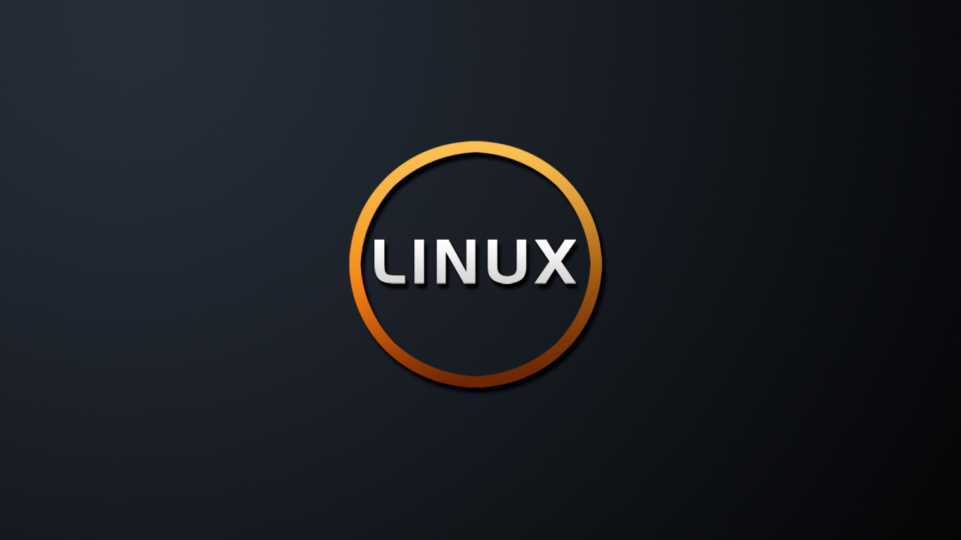 Linux OS Logo for 1366 x 768 HDTV resolution