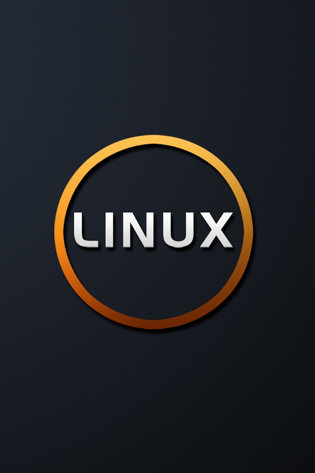 Linux OS Logo for 640 x 960 iPhone 4 resolution