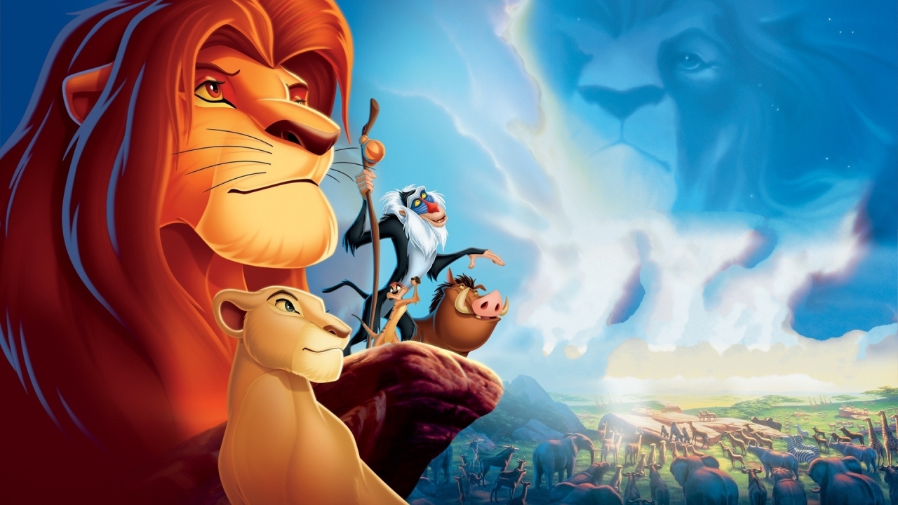 Lion King Simba and Friends for 1280 x 720 HDTV 720p resolution