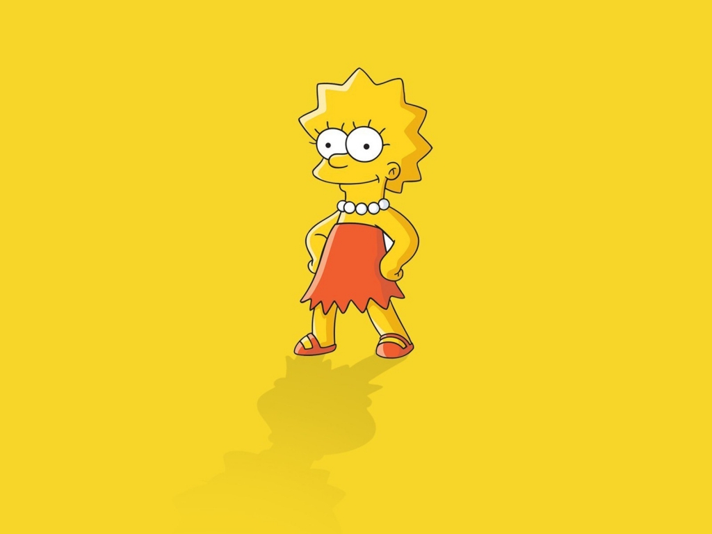Lisa Simpson for 1024 x 768 resolution