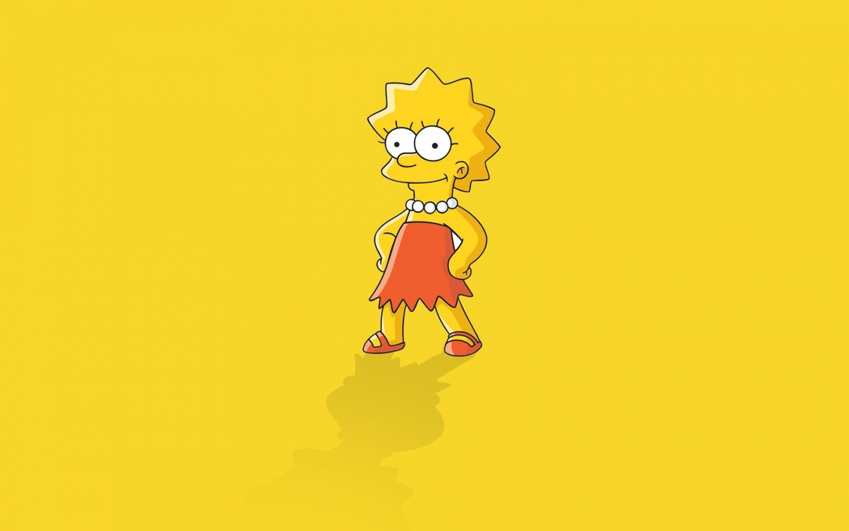Lisa Simpson for 1680 x 1050 widescreen resolution