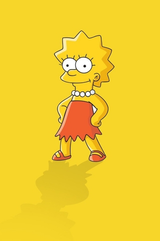 Lisa Simpson for 320 x 480 iPhone resolution