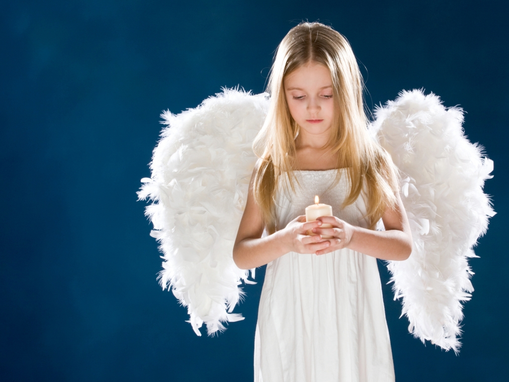 Little Angel Girl for 1024 x 768 resolution
