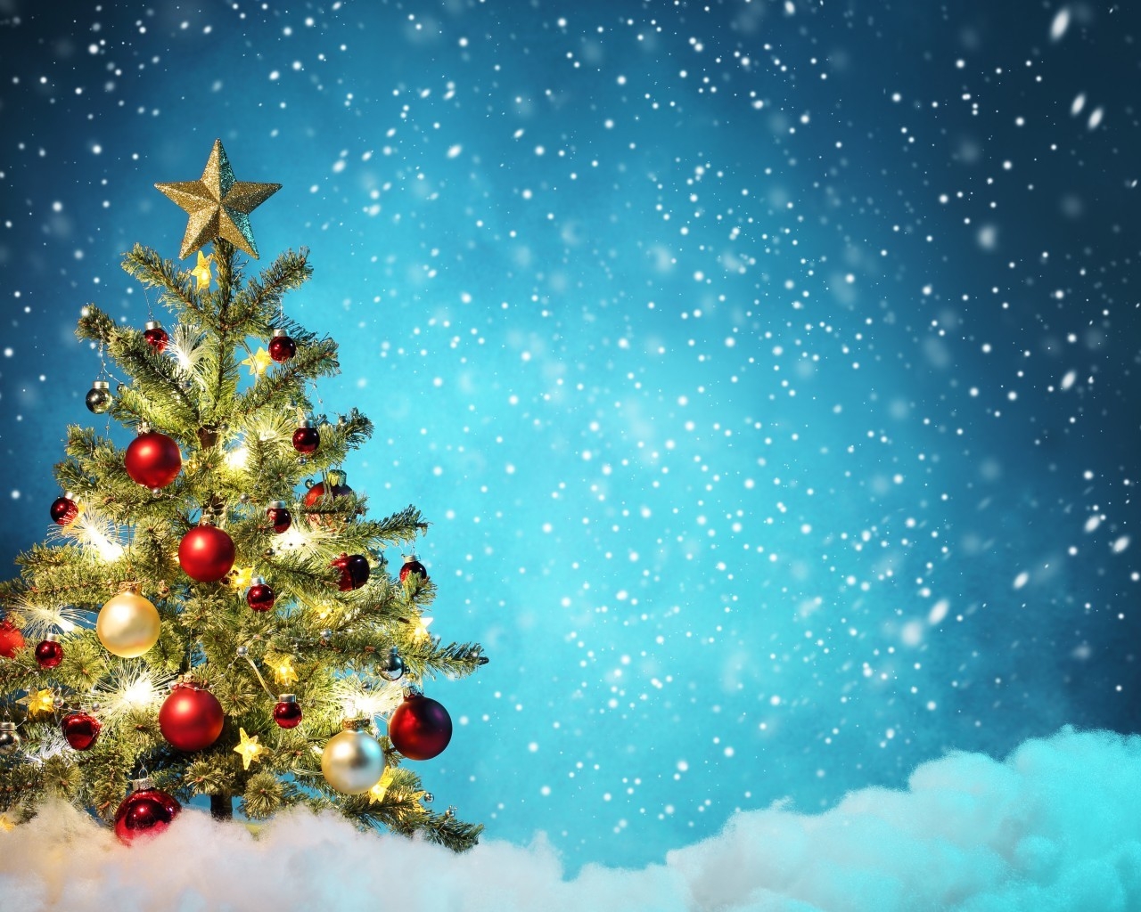 Little Christmas Tree for 1280 x 1024 resolution
