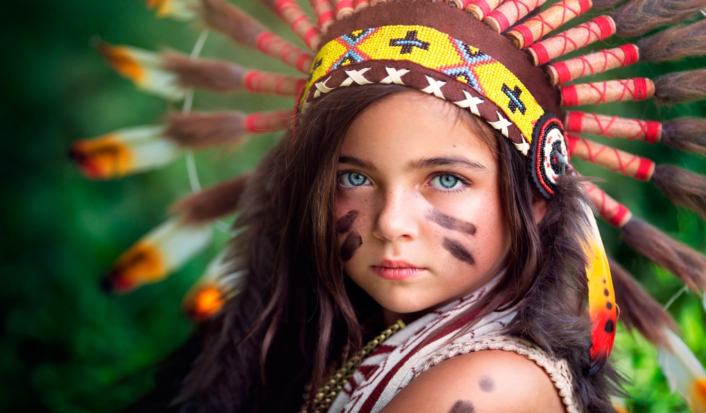 Little Indian for 1024 x 600 widescreen resolution