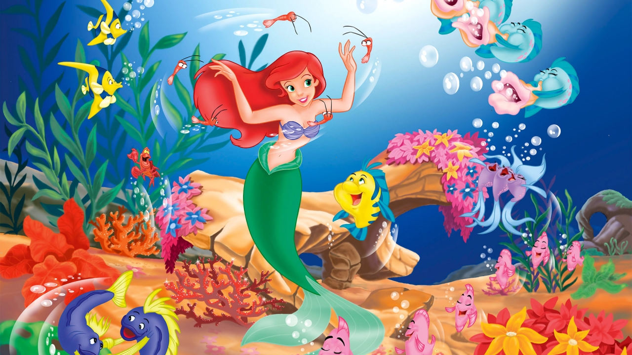 Little Mermaid for 1280 x 720 HDTV 720p resolution