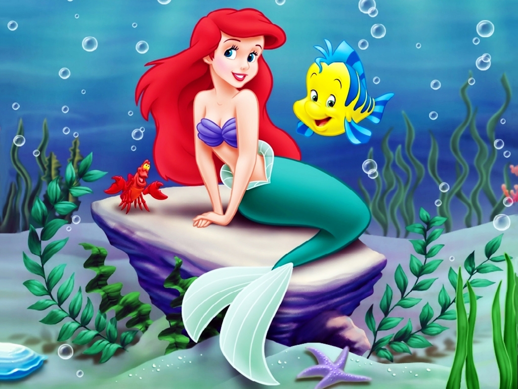 Little Mermaid Ariel for 1024 x 768 resolution