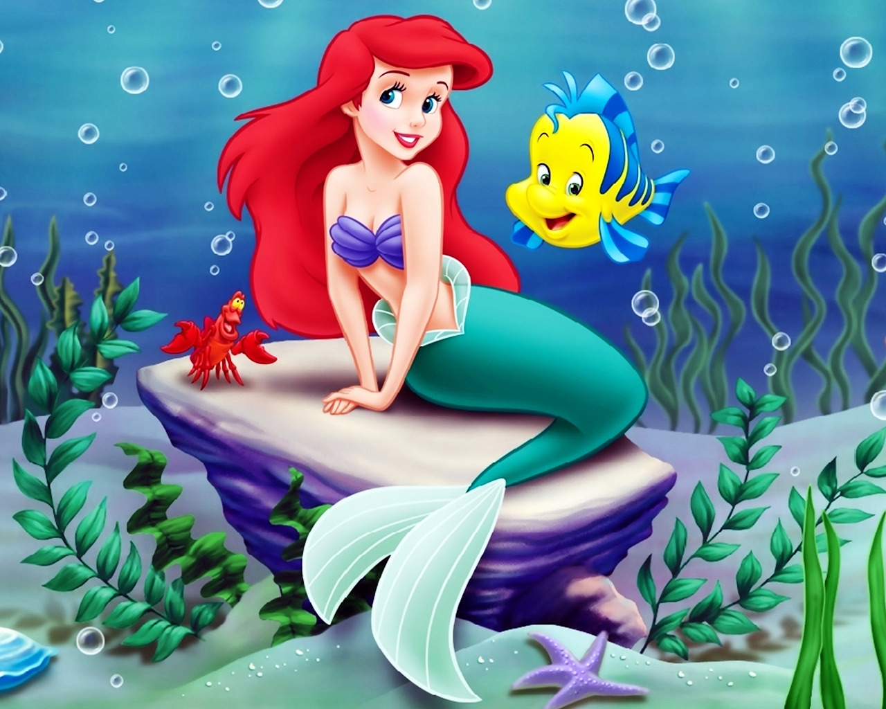 Little Mermaid Ariel for 1280 x 1024 resolution