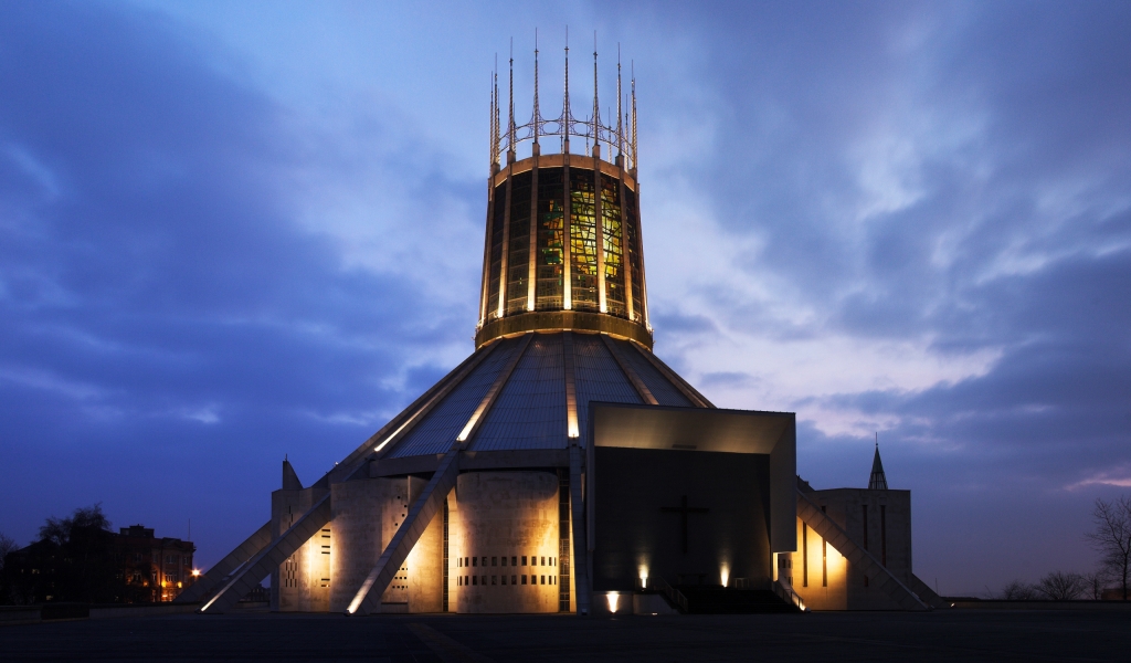 Liverpool Metropolitan Cathedral for 1024 x 600 widescreen resolution