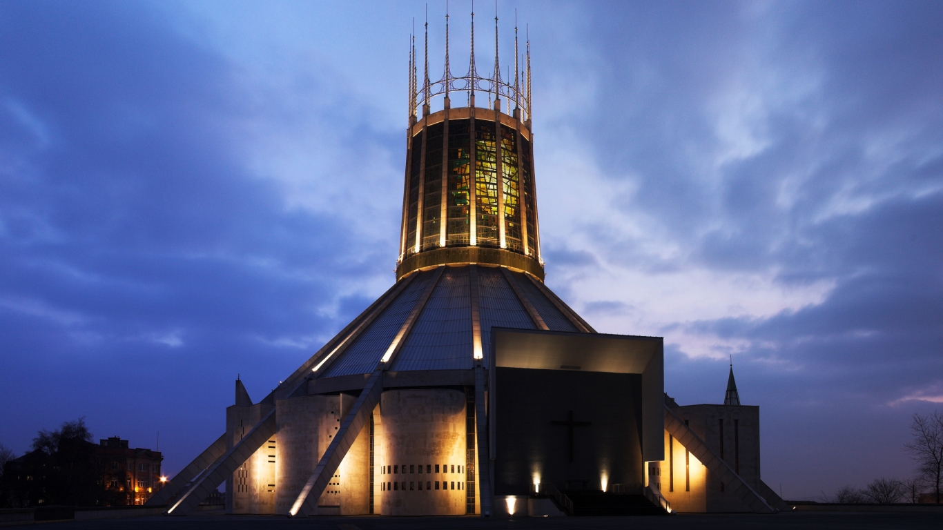 Liverpool Metropolitan Cathedral for 1366 x 768 HDTV resolution