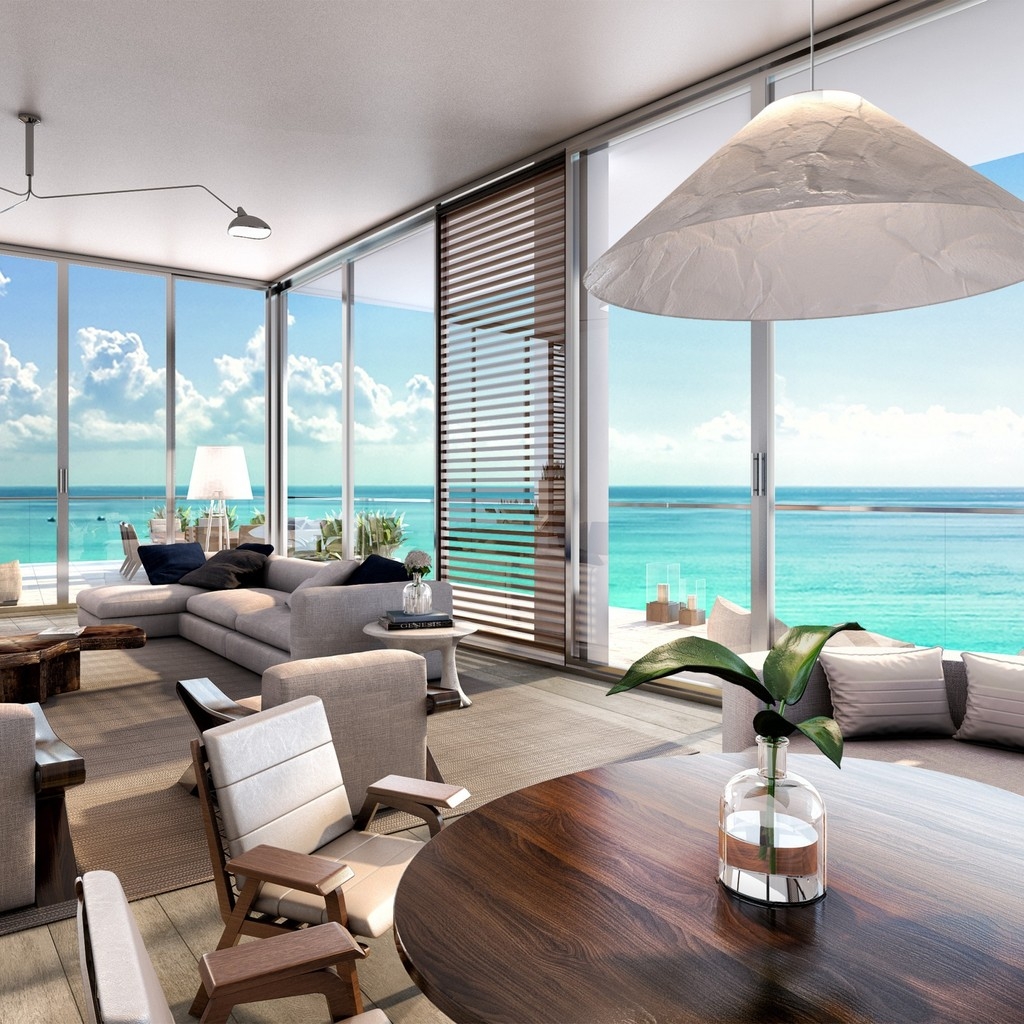 Living Room Beach Residences for 1024 x 1024 iPad resolution