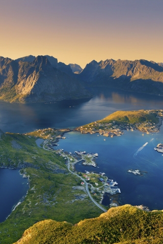 Lofoten Islands Norway for 320 x 480 iPhone resolution