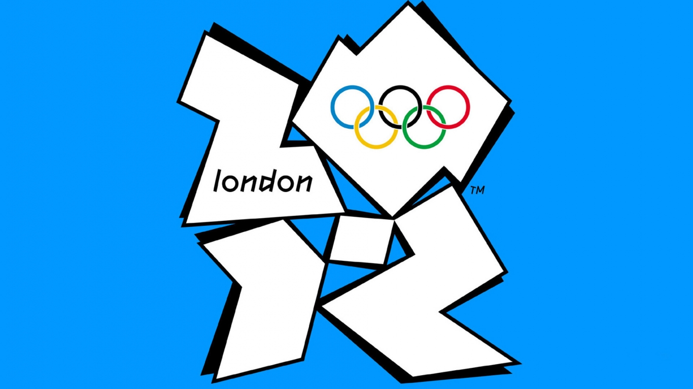 London 2012 Olympics Logo for 1366 x 768 HDTV resolution