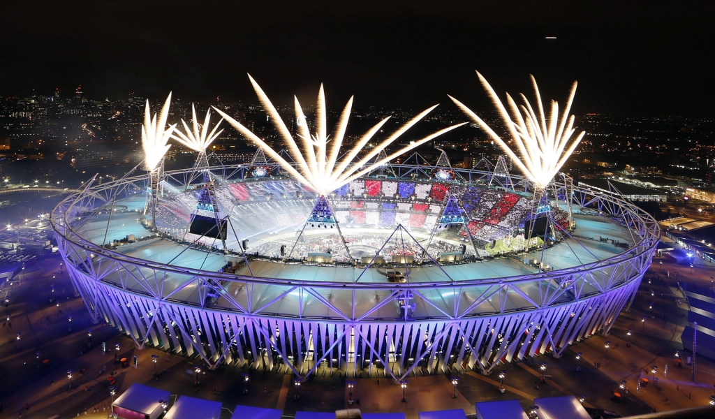 London 2012 Olympics Stadium for 1024 x 600 widescreen resolution