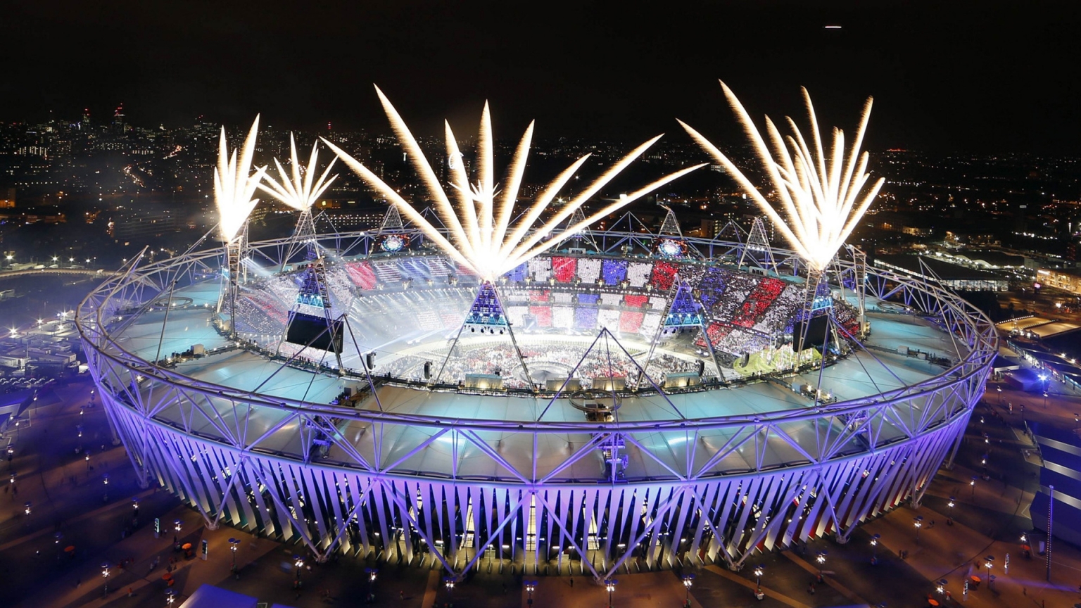 London 2012 Olympics Stadium for 1536 x 864 HDTV resolution