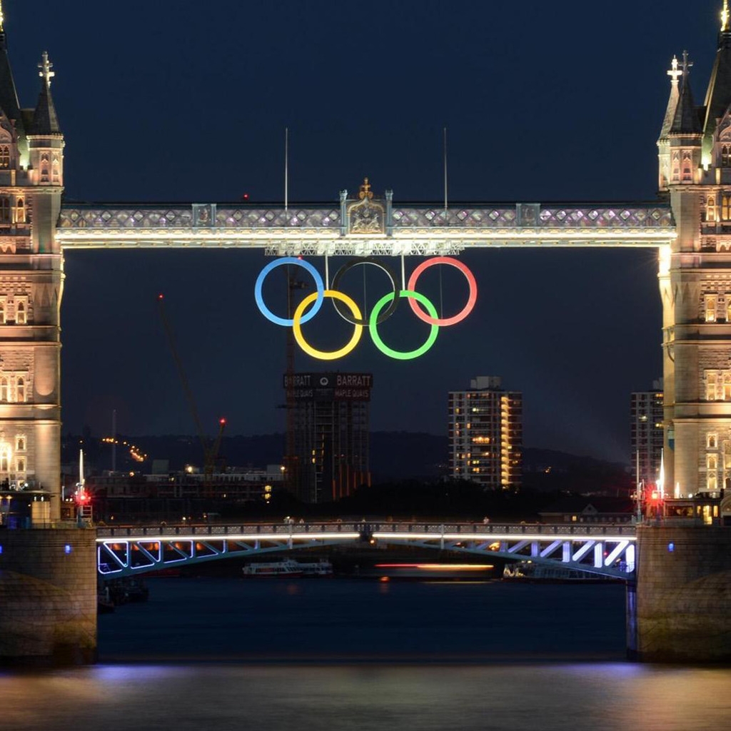 London Bridge 2012 Olympics for 1024 x 1024 iPad resolution