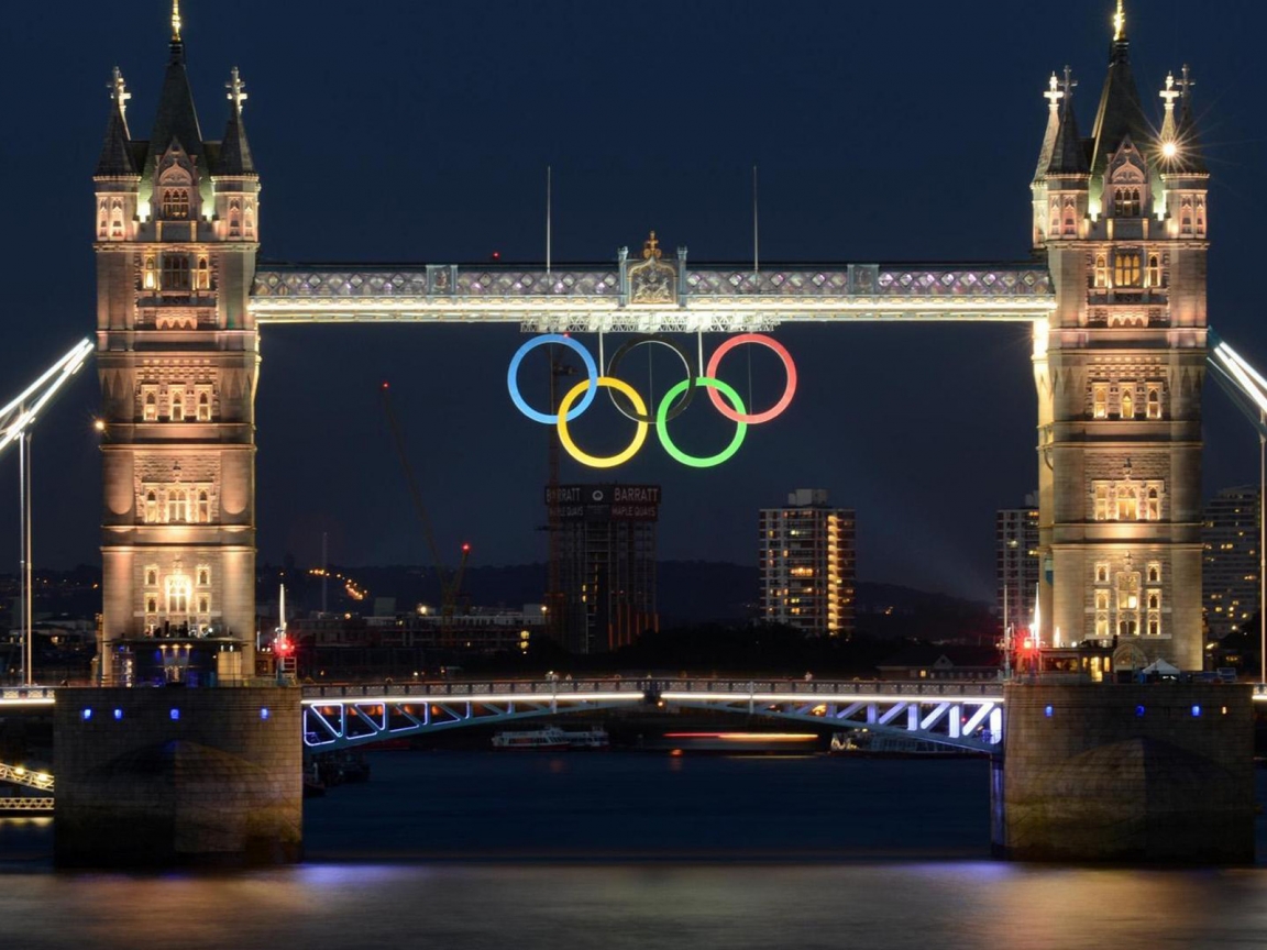 London Bridge 2012 Olympics for 1152 x 864 resolution