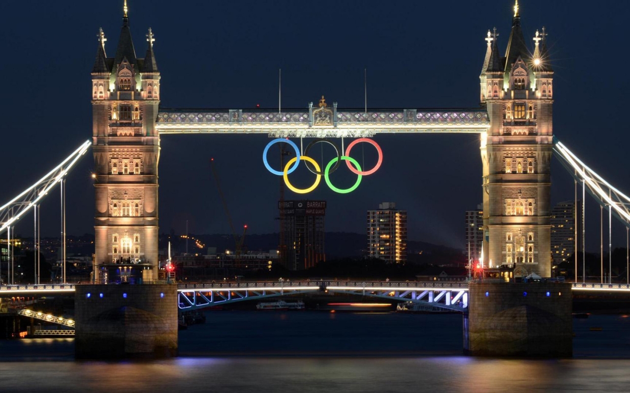 London Bridge 2012 Olympics for 1280 x 800 widescreen resolution