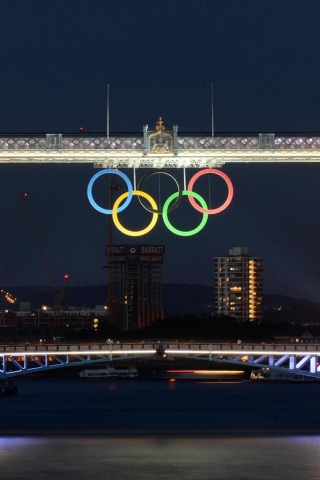 London Bridge 2012 Olympics for 320 x 480 iPhone resolution