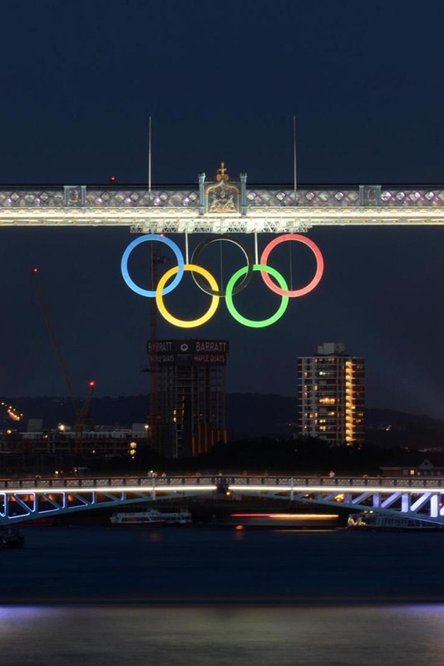 London Bridge 2012 Olympics for 640 x 960 iPhone 4 resolution