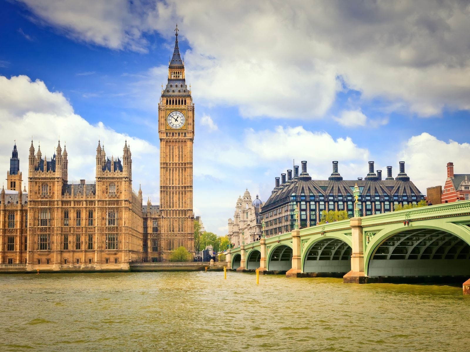 London Bridge and Big Ben for 1600 x 1200 resolution