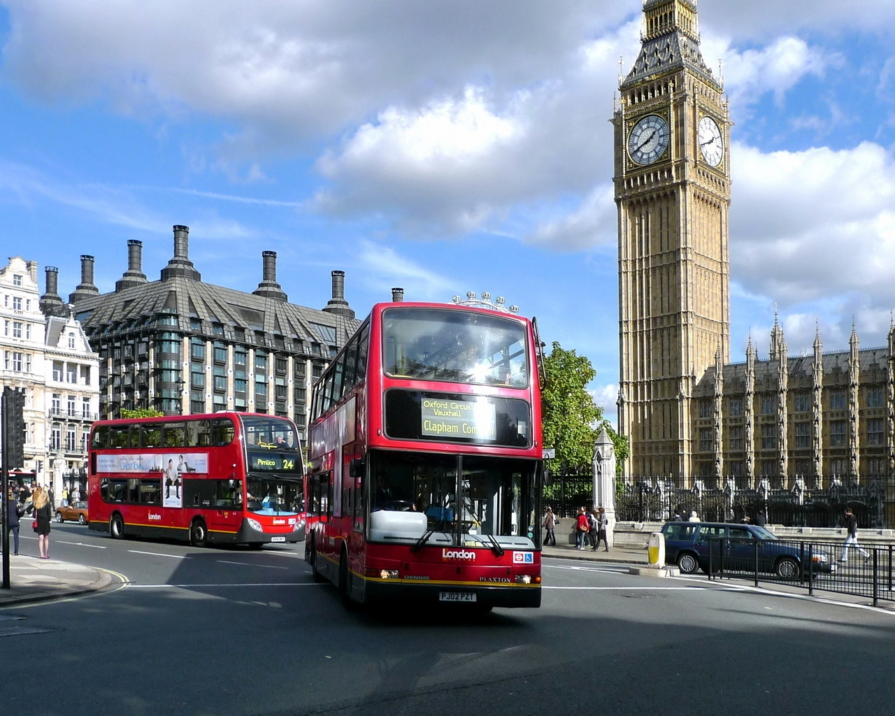 London Buses for 1280 x 1024 resolution