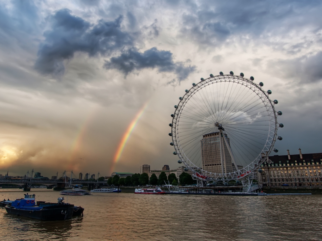 London Eye for 1024 x 768 resolution