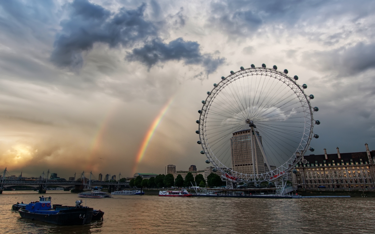 London Eye for 1280 x 800 widescreen resolution