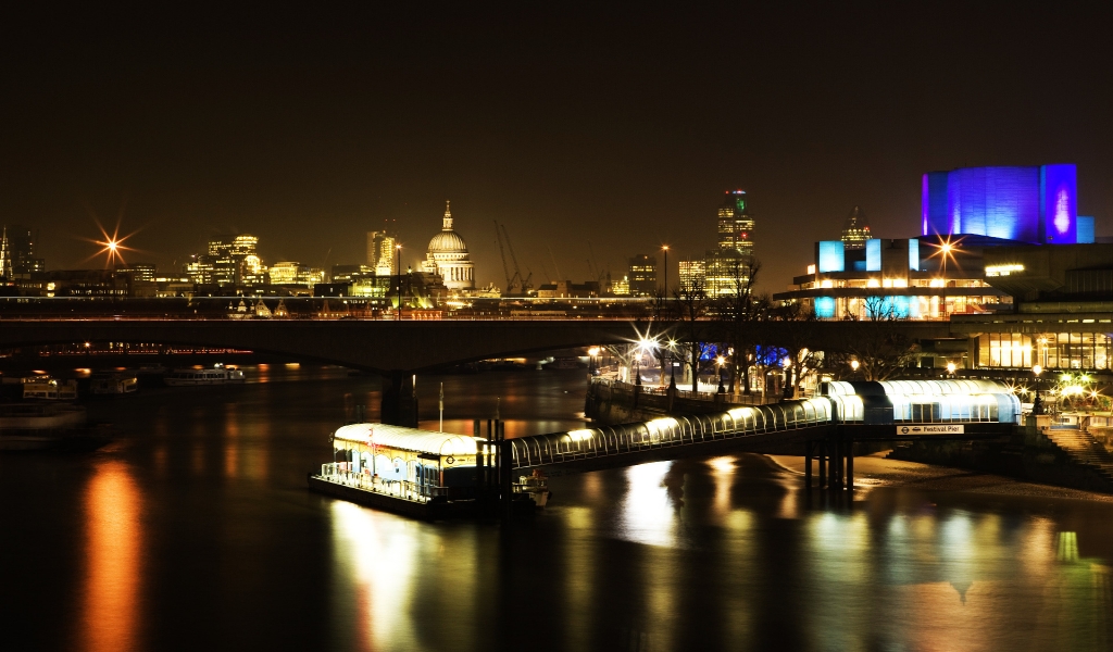 London Lights for 1024 x 600 widescreen resolution