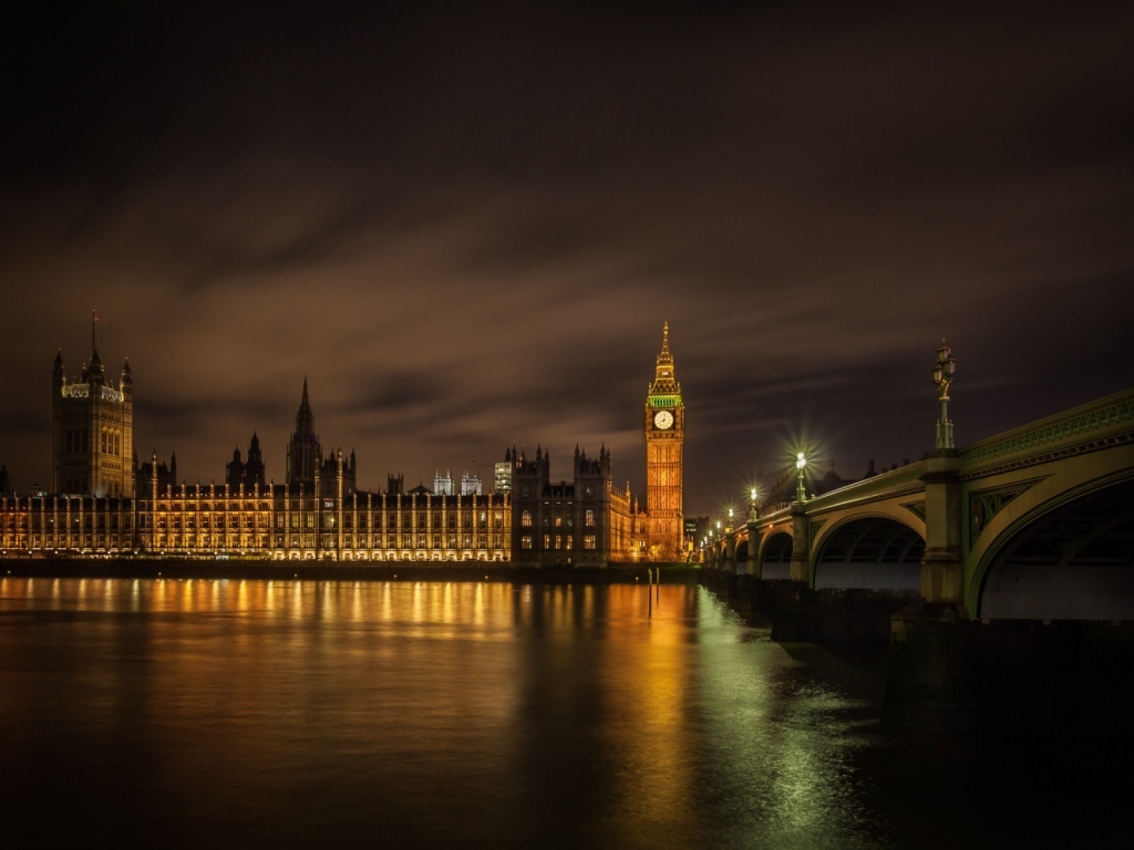 London Palace of Westminster for 1024 x 768 resolution