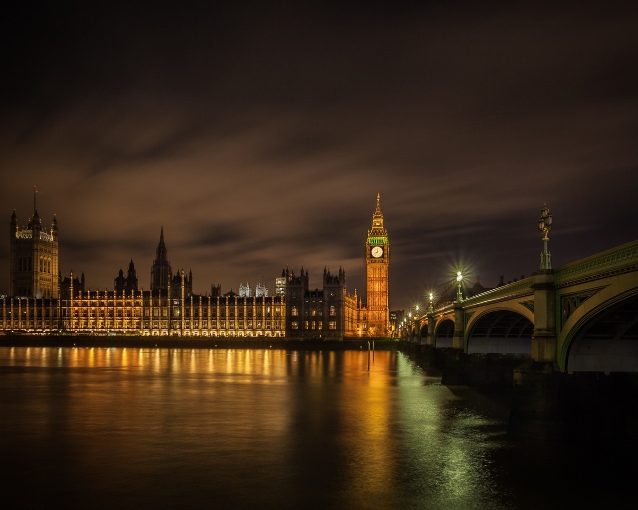 London Palace of Westminster for 1280 x 1024 resolution