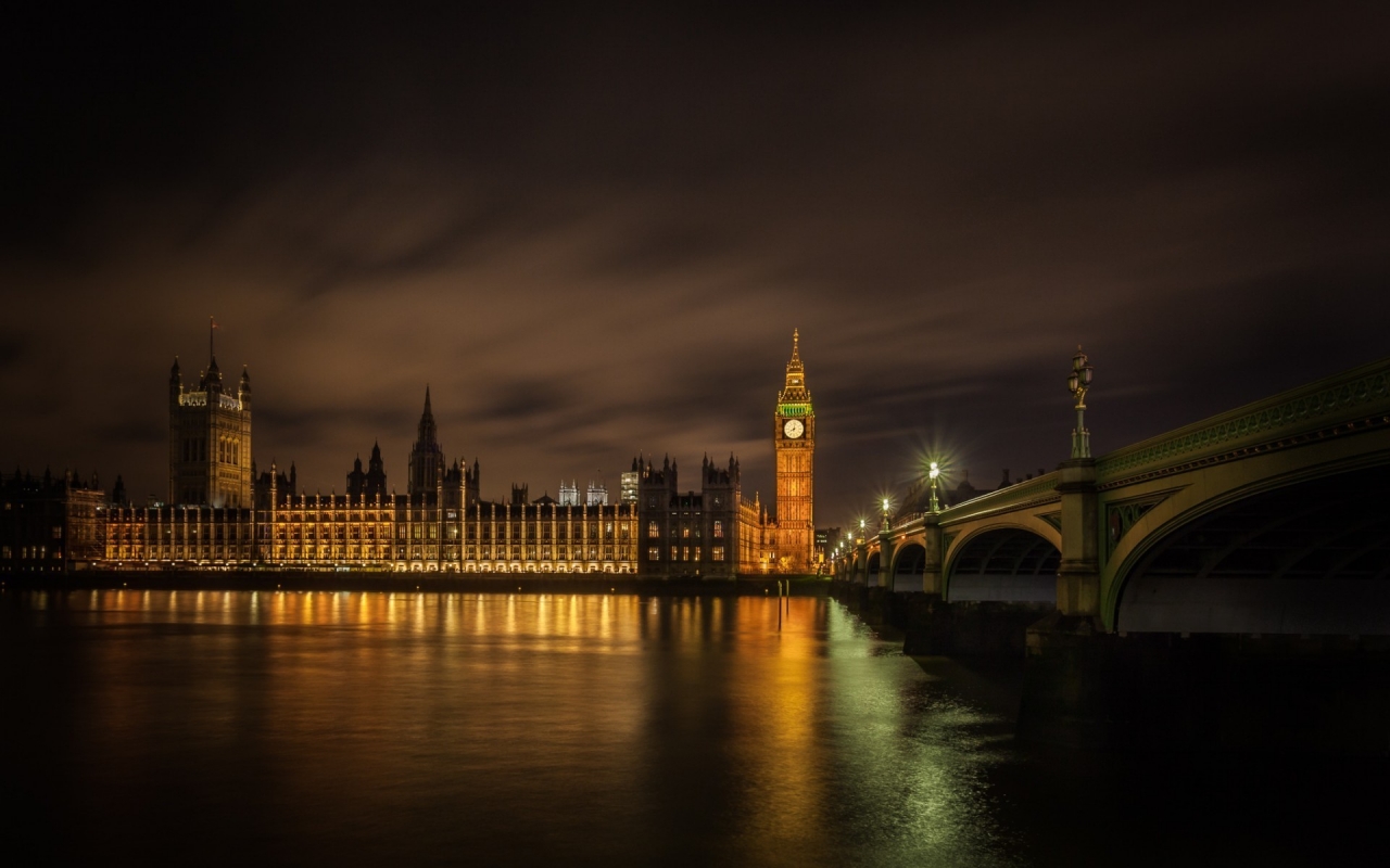 London Palace of Westminster for 1280 x 800 widescreen resolution