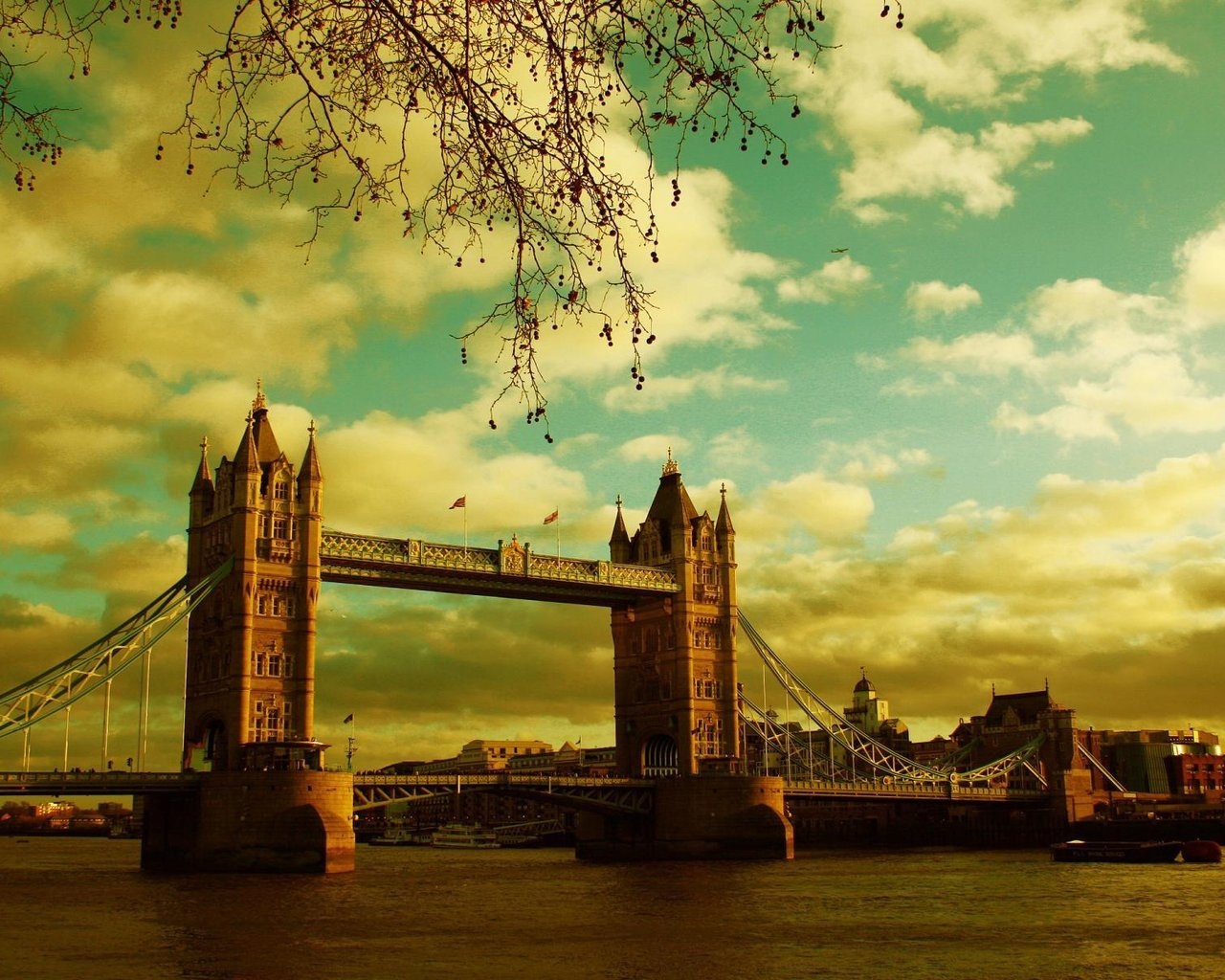 London Tower Bridge for 1280 x 1024 resolution
