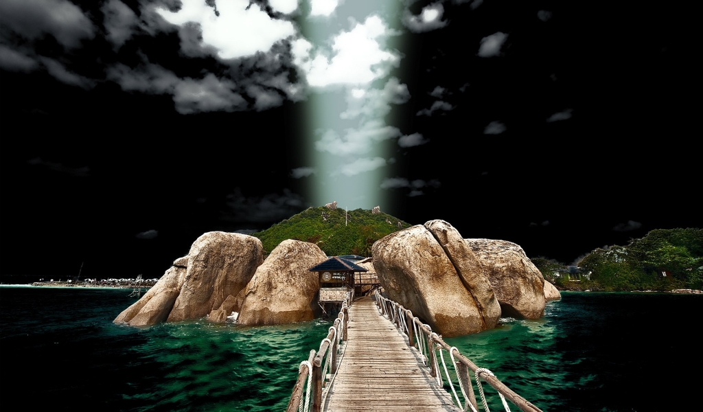 Lost Island for 1024 x 600 widescreen resolution