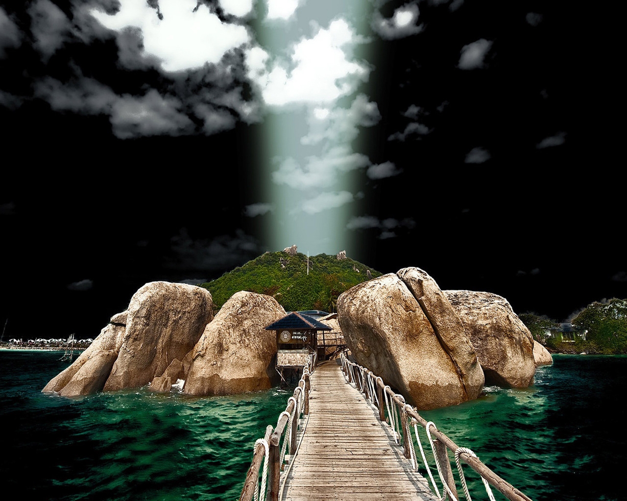 Lost Island for 1280 x 1024 resolution